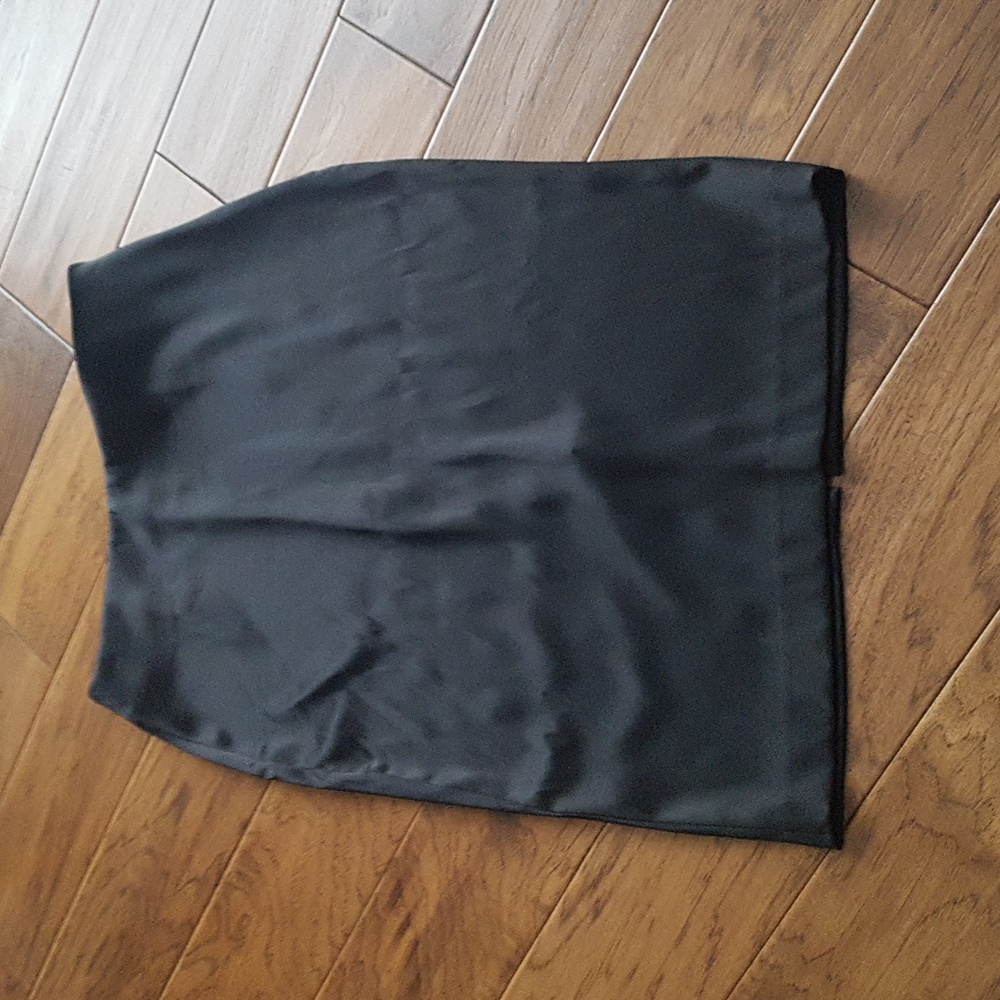 Marciano Black Satin Style High Waist Pencil Skirt Work Wear Night Out Size 10